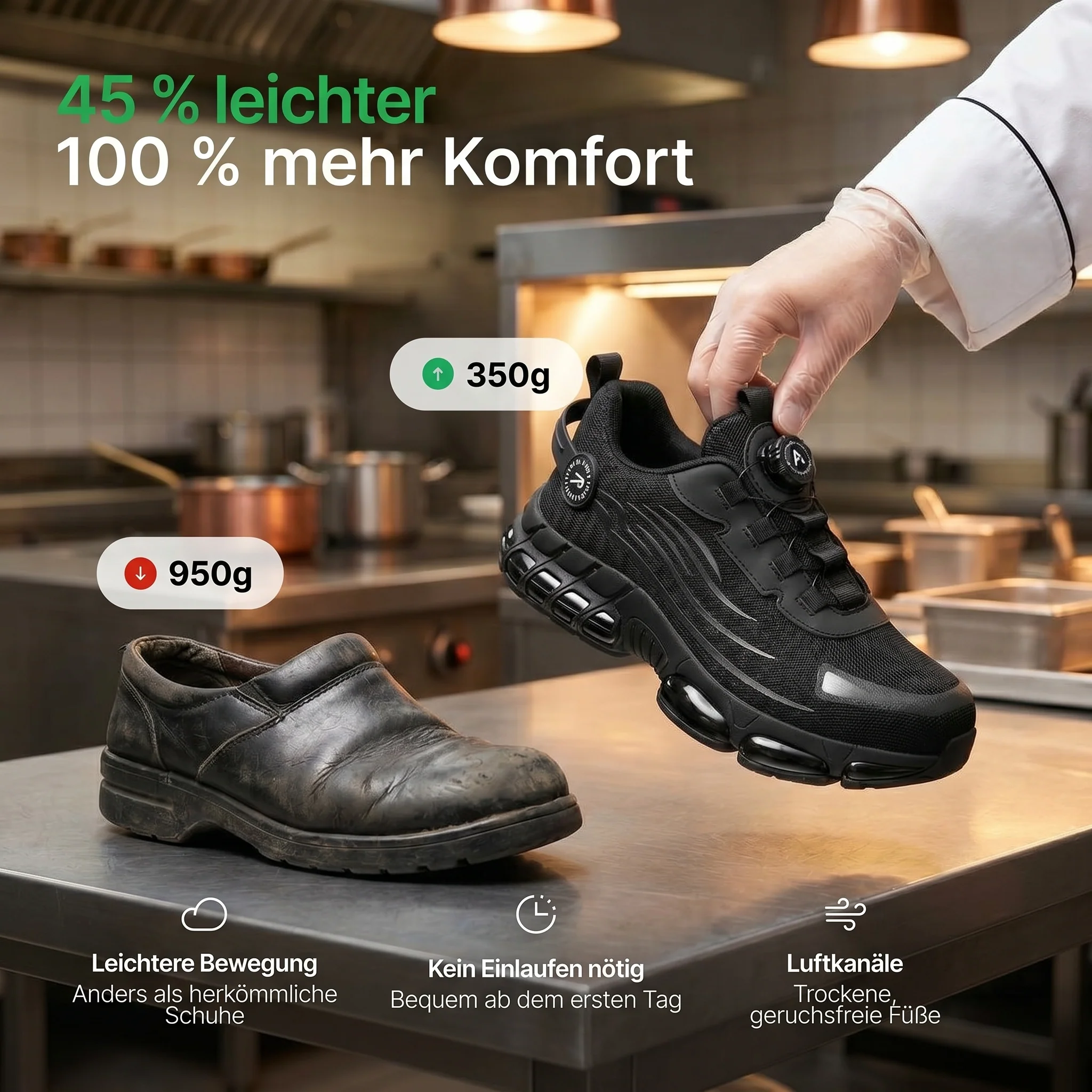 1+1 GRATIS: BLITZ® S3 Pro – Komfort für lange Schichten in der Küche - Image 4